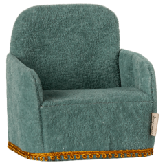 Maileg Foldbar stol, Mus - Mint - 