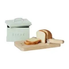 Maileg Miniature Brødboks m. skærebræt og kniv - 