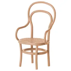 Maileg Vintagestol, Mus, M&oslash;rk pudder - 