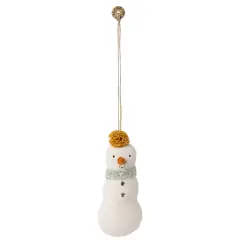 Maileg Snemand stofophæng - Grøn - 