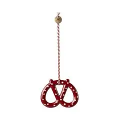 Maileg Ornament i metal, Pretzel - Prikket - 