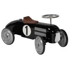 Goki Racer gåbil i sort metal - 