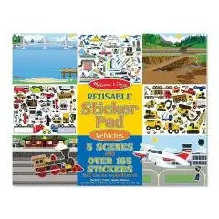 Klistermærkebog køretøjer med genanvendelige klistermærker fra Melissa & Doug - Læge Udklædning