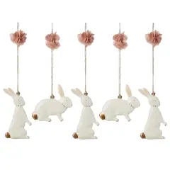 Maileg metal Påskeophæng Hare 5 stk. - 