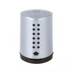 Faber-Castell Mini Blyantspidser, Sølv - 