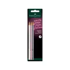 Faber-Castell blyanter sparkle 3 stk. - Fløjlsfutter