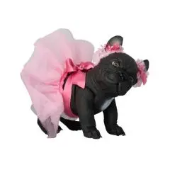 Así Reborn Bulldog Lily 32 cm - Pink ballerinaskørt - Outlet