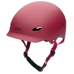 Trybike Cykelhjelm S/M i retrolook, vintagerød - Udendørs Legetøj