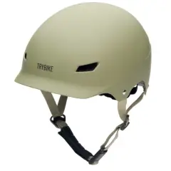 Trybike Cykelhjelm S/M i retrolook, vintagegrøn - Kæpheste