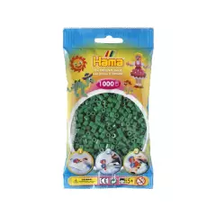 HAMA Midi Perler 1.000 stk. Mørkegrøn, 207-10 - Sovetid