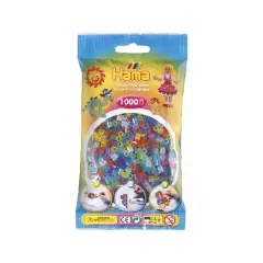 HAMA Midi Perler 1.000 stk. Transp. Glitter Mix, 207-54 - Maileg bamser