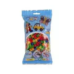 HAMA Maxi Perler, 500 stk, Neon Mix 51, 8472 - Badesokker og Badesko