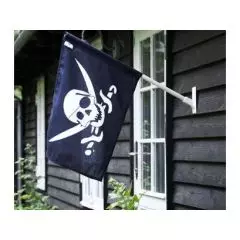 Langkilde & Søn Facadestang med sørøverflag - Pirat