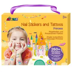 Avenir Negleklistermærker & tatoveringer – Prinsesser - Sjov på rejsen
