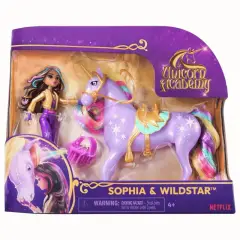 Unicorn Academy Dukke og Enhjørning - Sophia & Wildstar 12 cm - Bygge og værktøj