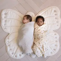 Cam Cam Leget&aelig;ppe Sommerfugl, Off-white - 