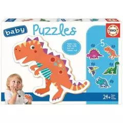 Educa Baby Puslespil, 5 stk - Dinosaurs - Påske