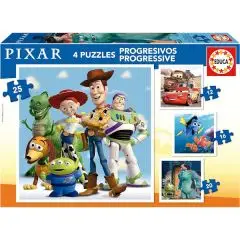 Educa Puslespil, Disney Pixar - 12, 16, 20 og 25 brikker - 