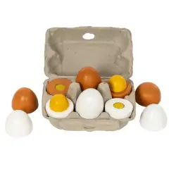 MaMaMeMo 6 store legeæg i æggebakke - Maileg Forudbestilling