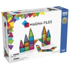 Magna-Tiles i klare transparente farver 100 stk - Schleich
