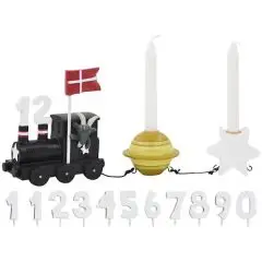 Fødselsdagstog m. planet og stjerne, Stenbukken - Kids by Friis - Frost