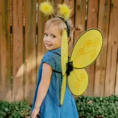 Great Pretenders Udklædning Humlebi vinger og hårbøjle - Julegaver til drenge